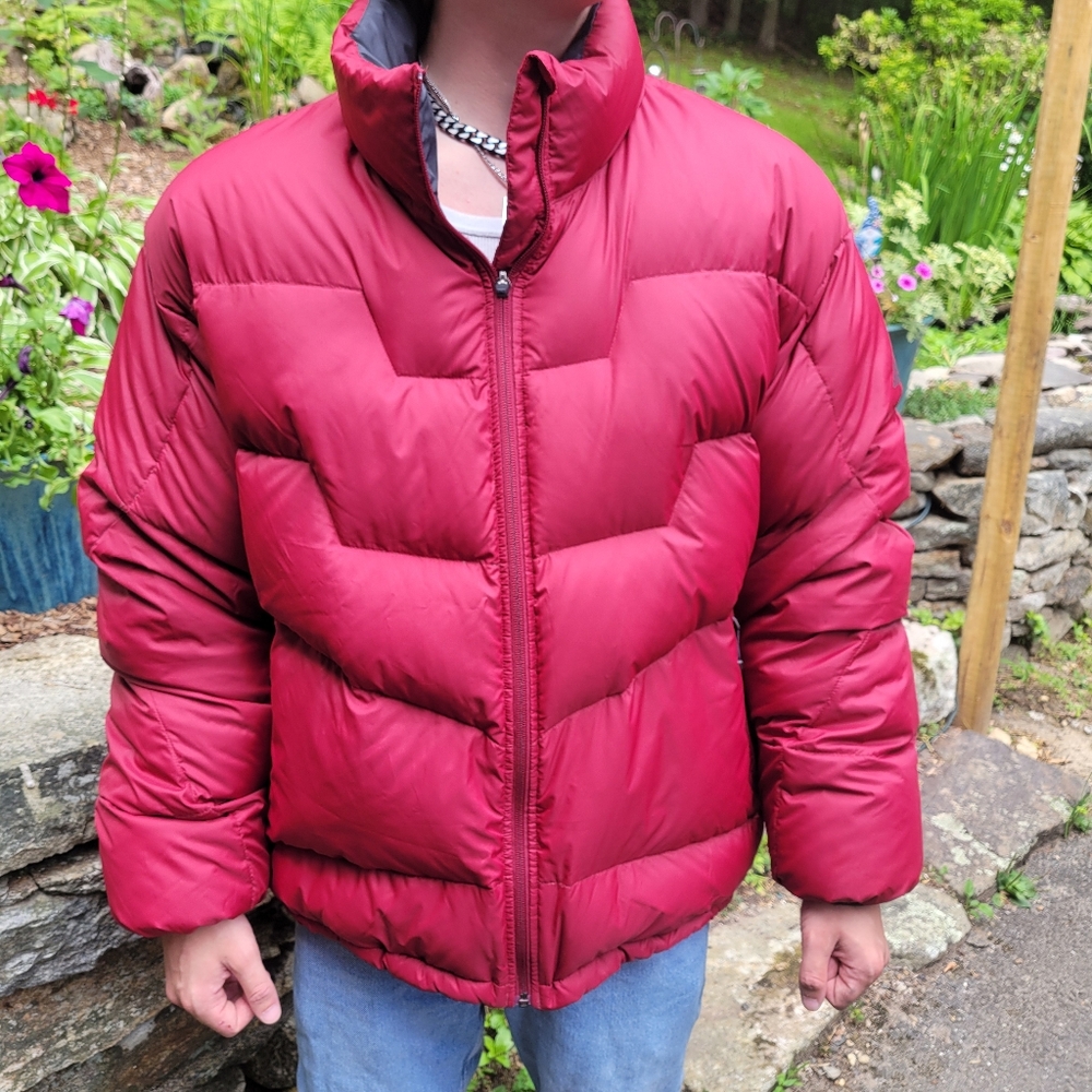 EMS Men's X-Large Crimson Red Puffer Jacket